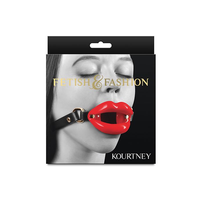 Fetish & Fashion Kourtney Gag - Black/Red