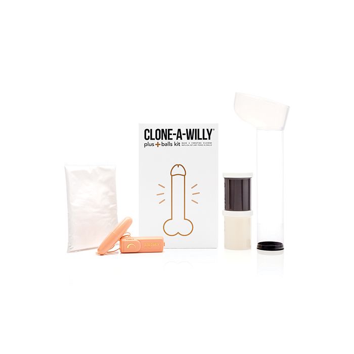 Clone-A-Willy Plus+ Balls Kit - Deep Skin Tone