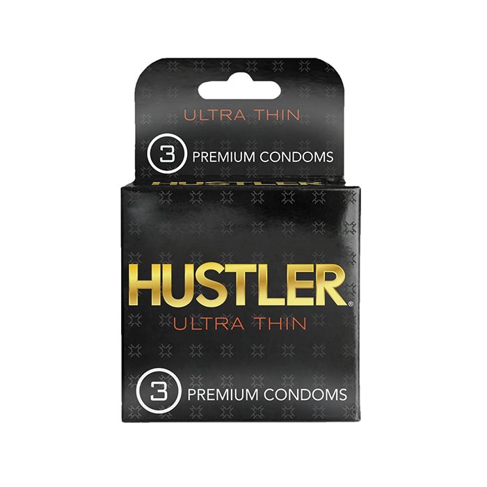 Hustler Ultra Thin Premium Condoms - Pack of 3