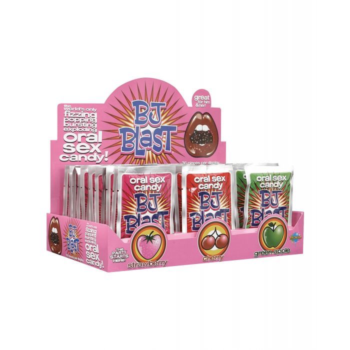BJ Blast Oral Sex Candy - Asst. Flavors Display of 36